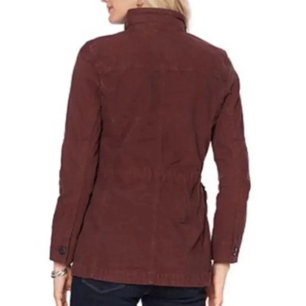 Lucky‎ Brand Maroon Utility Jacket Size S - Picture 11 of 14